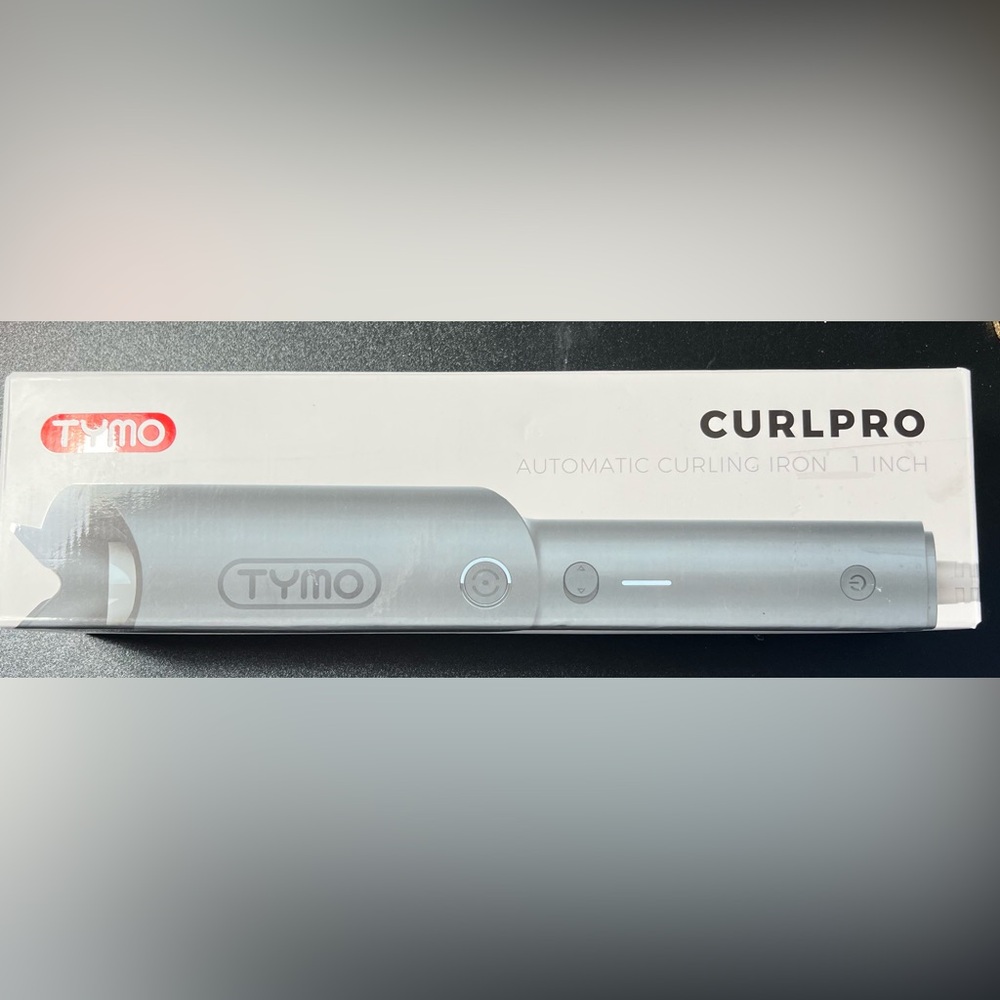 Tymo Lightweight Comfort Steel Gray Curl Pro 1" Curling Iron NWT